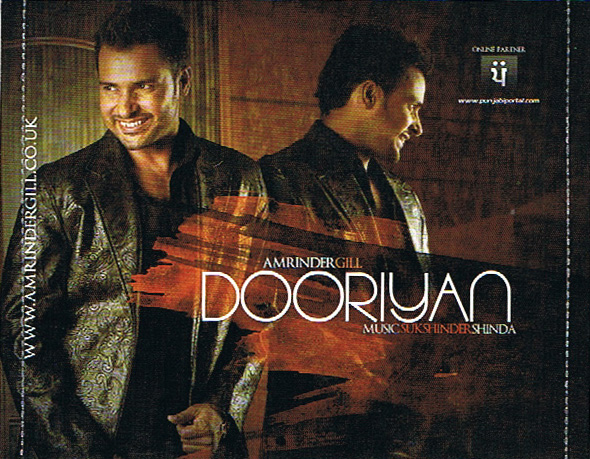 amrinder gill dooriyan cover inlay