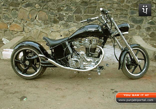 Vardenchi Custom Royal Enfield Motorcycles Bullet 350 modified Bullets in