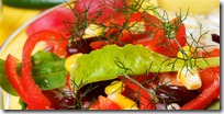 Tomato and lettuce salad Tomato and lettuce salad