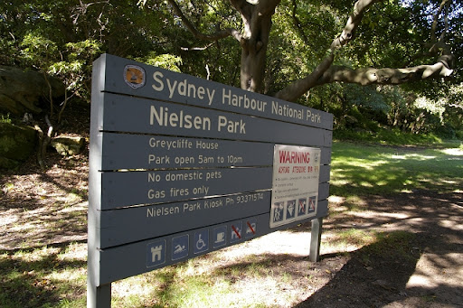 Nielsen Park Sydney. and glass nielsen park at