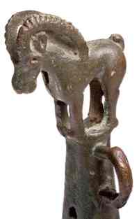 A finial for funeral canopy from Southwestern Inner Mongolia, 5th-4th century BCE, will be on display A finial for funeral canopy from Southwestern Inner Mongolia, 5th-4th century BCE, will be on display