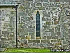 Mr Ryder said the small windows were original Saxon features Mr Ryder said the small windows were original Saxon features
