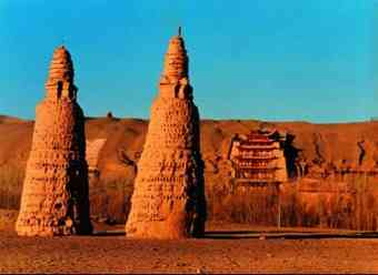 Historic sites in China’s Gansu province