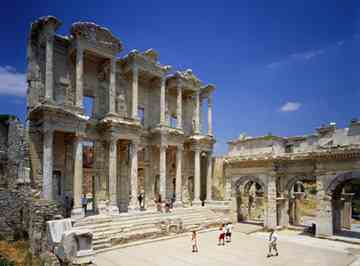 The majestic two-storey facade of the Celsus Library provides a hint of what Ephesus was like in its heyday.