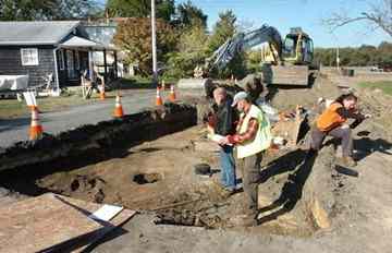Employees working on the River Road sewer project near Oak Orchard have found 18 additional sets of remains. (News Journal file BOB HERBERT) Employees working on the River Road sewer project near Oak Orchard have found 18 additional sets of remains. (News Journal file BOB HERBERT)