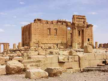 Palmyra’s temple of Bel unique Oriental and Western mixture