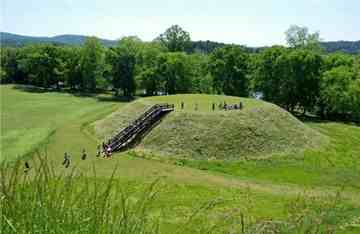 One of the mounds at Etowah. 