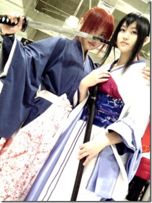 rurouni kenshin cosplay - battousai himura kenshin and yukishiro tomoe