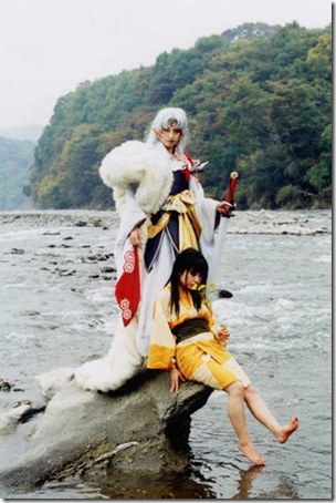 inuyasha cosplay - sesshoumaru and rin