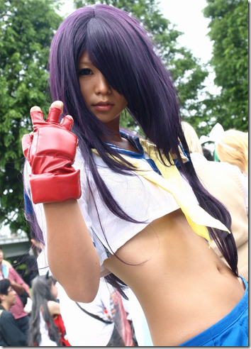 unknown cosplay 82 from comiket 2010 - ikkitousen cosplay - kanu unchou