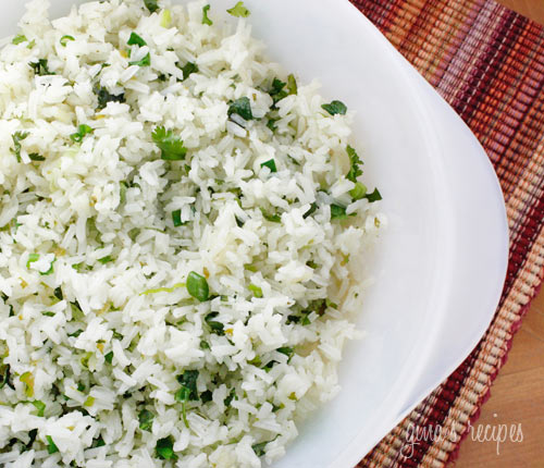 Scallion Cilantro Rice with