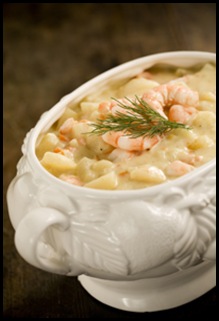 Potato Soup w/ Shrimp