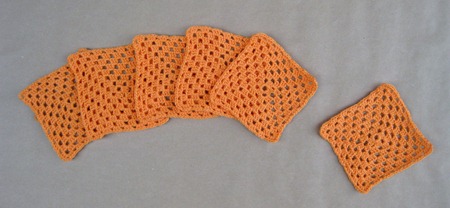 the beginnings of a blanket