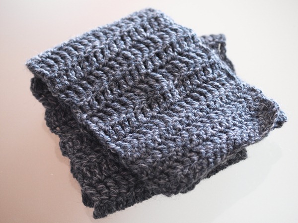 grey scarf