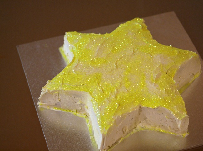 the cake