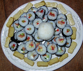 tamagoyaki, sushi rolls & onigiri