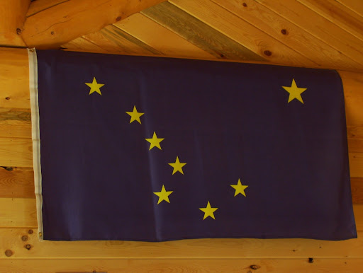 Alaska State Flag Black And White