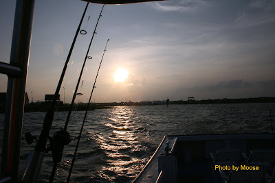 Pulling out of port