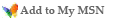 Add to My MSN