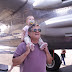 Grandpa & Maddy watching the show