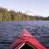 The view from the front of the kayak