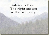 advice