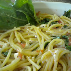 Arugula and Burrata Pasta