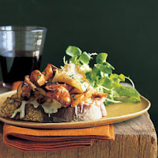 Open-Face Wild Mushroom and Fontina Sandwiches
