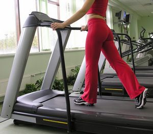 Running on an Electric Treadmill