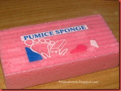 pumice sponge, by bitsandtreats