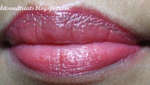 avon ultra moisture lipstick in rose gold, by bitsandtreats