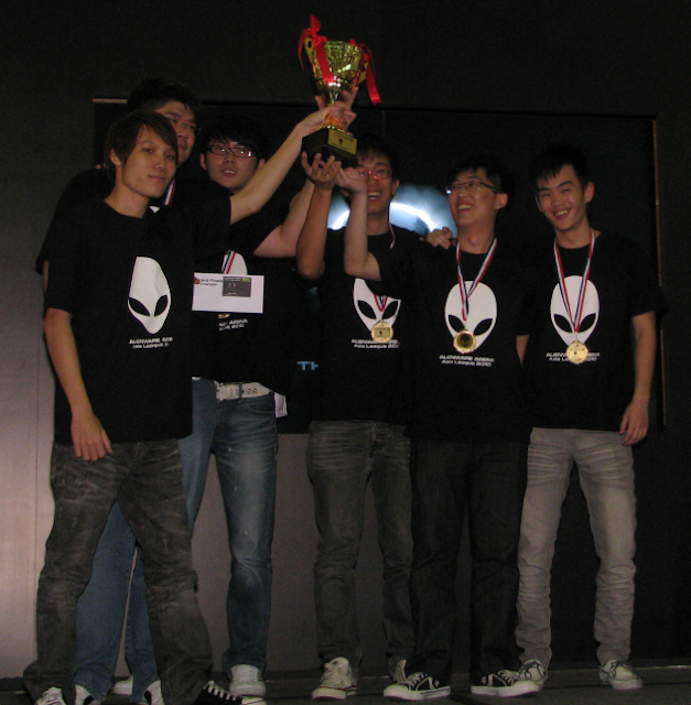 Grand Winners at Alienware Arena Asia League 2010