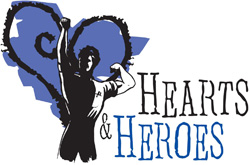 Hearts & Heroes logo
