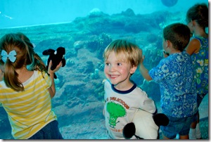 emma and skylar looking at dolphins 2 (1 of 1)