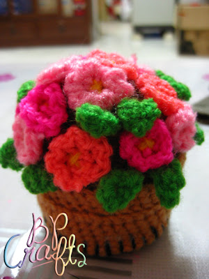 amigurumi flower pot - cute flower pot amigurumi