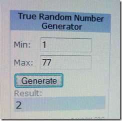 Random generator 2