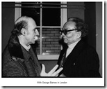 With George Barnes in London