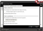Fingerprint Software settings