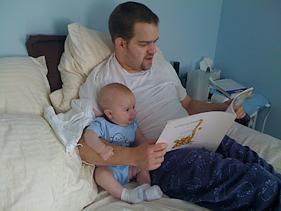 Storytime with Daddy.