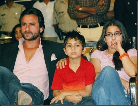 saif ali khan with his kids