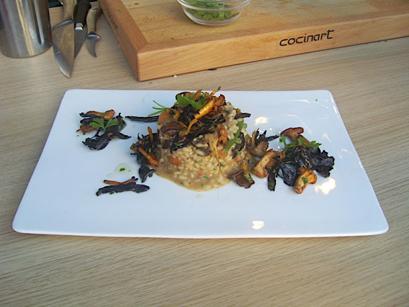 Arròs melós de bolets amb verdures