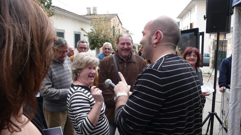 Víctor xerrant amb el públic