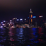 Hongkong Skyline bei Nacht