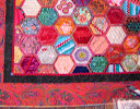 Hierloom Hexagons (Fragment). This quilt is quilt-as-you-go and reversable.