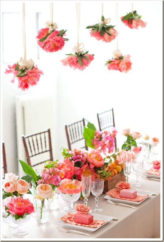 Coral Charm Peony Party Inspiration 1