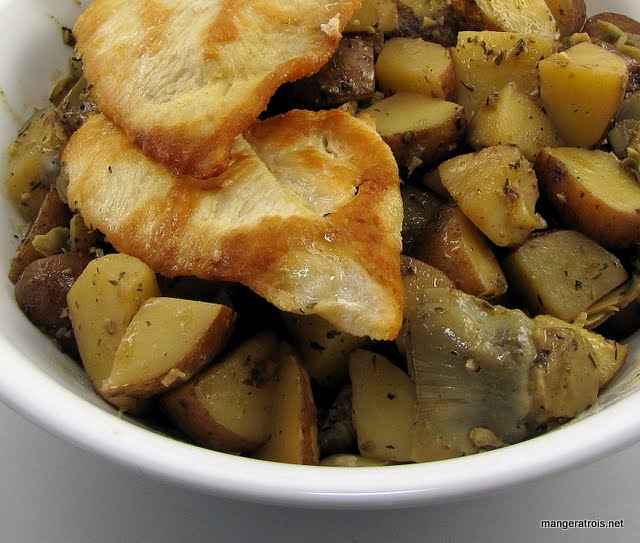 Chicken Vesuvio