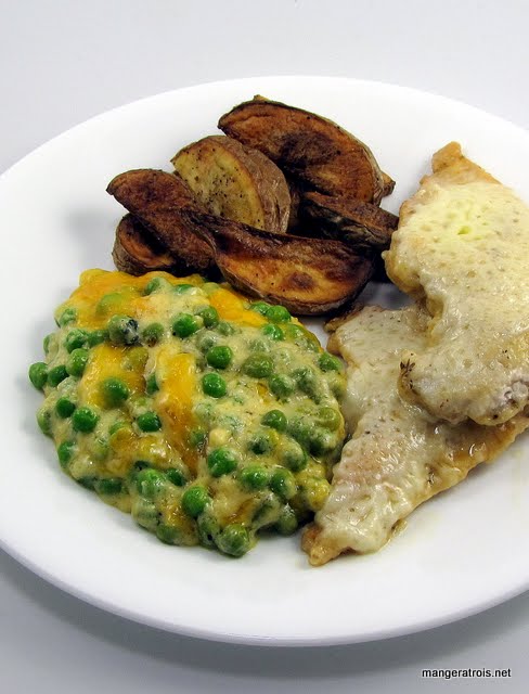 Peas au Gratin