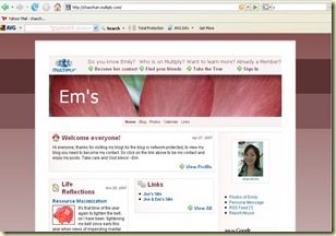 Em's Multiply Site