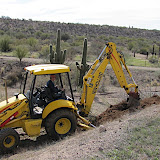 Digging the drain exit 2/5