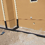 Drains connected to downspouts